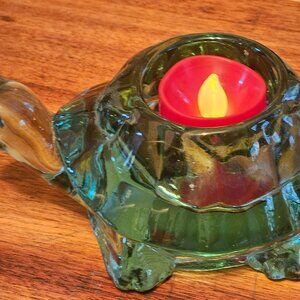 Indiana turtle candle votive or tealight holder